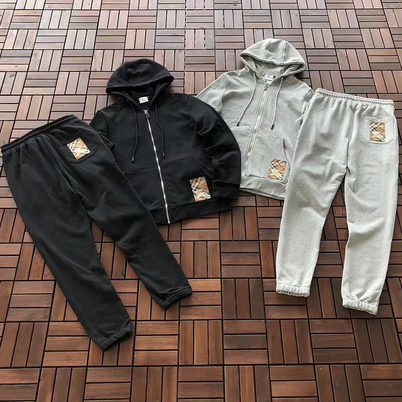 BURBERRY HOODIE TROUSERS 55042725 (im 185CM 80KG iwear size L in the photo)