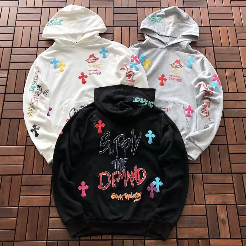 CHROME HEARTS HOODIE 33120523 (im 176CM 58KG iwear size M in the photo)
