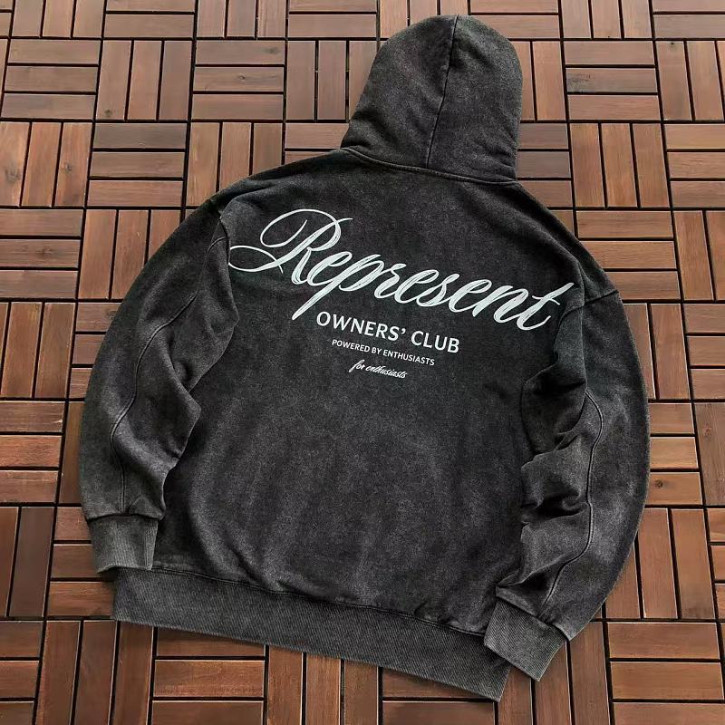 REPRESENT HOODIE 66081628 (im 185CM 80KG iwear size M in the photo)