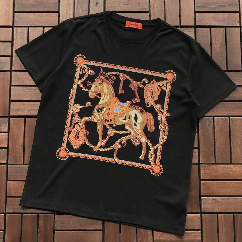 HERMES T-SHIRT 77051824 (im 185CM 80KG iwear size L in the photo)