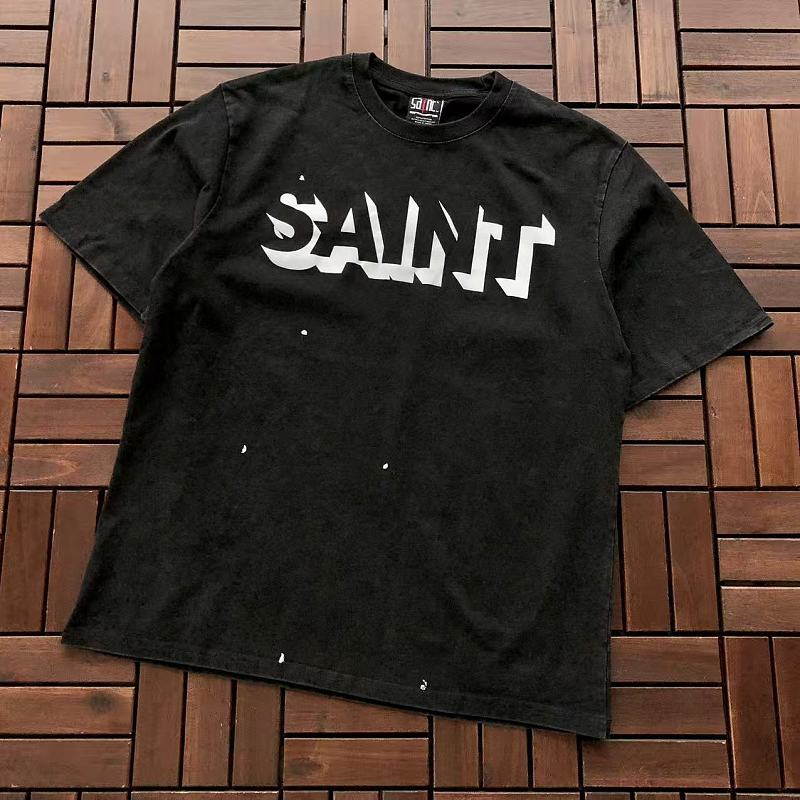 SAINT MICHAEL T-SHIRT 77042364 (im 176CM 58KG iwear size L in the photo)