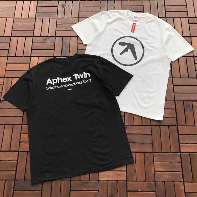 SUPREME & APHEX TWIN T-SHIRT 77032436 (im 180CM 68KG iwear size M in the photo)