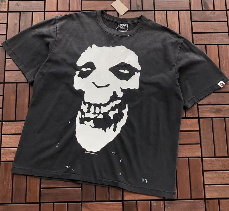 SAINT MICHAEL T-SHIRT 77041233 (im 180CM 68KG iwear size M in the photo)