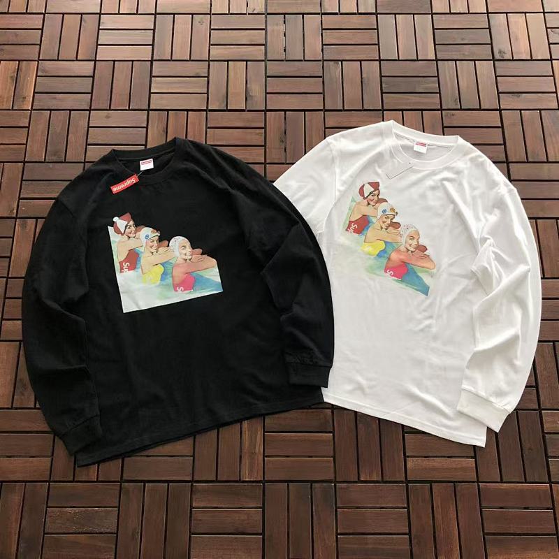 SUPREME LONG-SLEEVE 77030811 (im 176CM 58KG iwear size M in the photo)