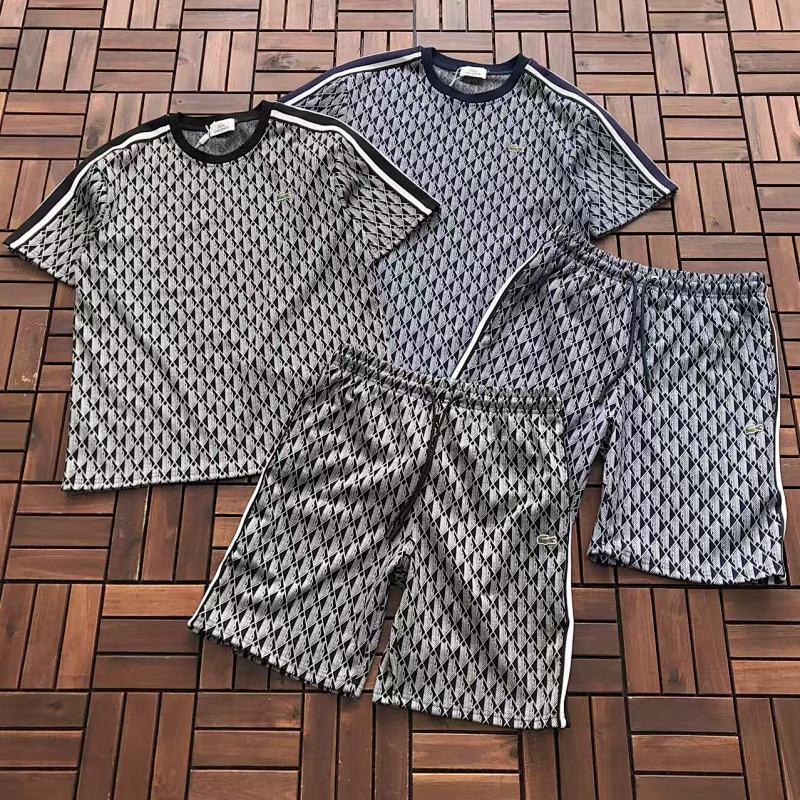 TOP PANTS LACOSTE T-SHIRT SHORTS 55020896(im 180CM 68KG iwear size L in the photo)