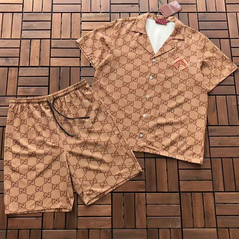 GUCCI T-SHIRT SHIRT SHORTS 55031844 (im 185CM 80KG iwear size L in the photo)