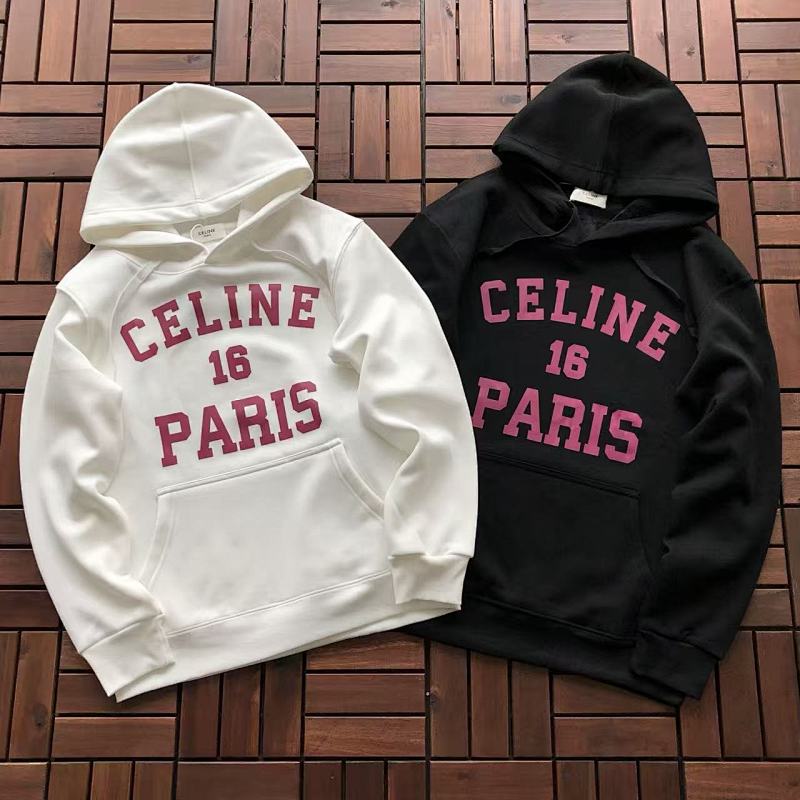 CELINE HOODIE FLEECE 22102244 (im 176CM 58KG iwear size L in the photo)