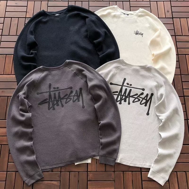 STUSSY LONG-SLEEVE 77071434 (im 185CM 70KG iwear size S in the photo)