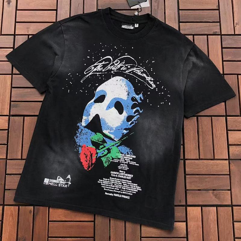 HELLSTAR T-SHIRT 55062170 (im 180CM 68KG iwear size S in the photo)