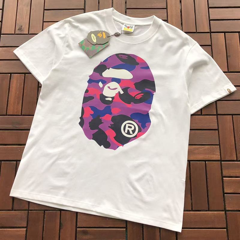 BAPE T-SHIRT 77072152 (im 185CM 70KG iwear size L in the photo)