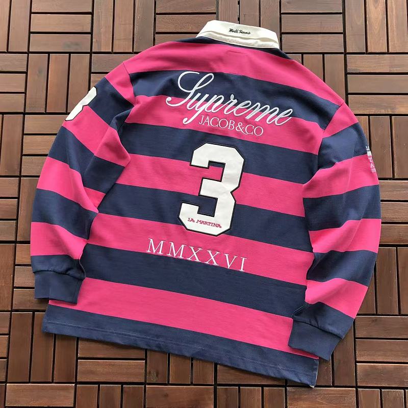 SUPREME & LA MARTINA LONG-SLEEVE 88072803 (im 185CM 80KG iwear size M in the photo)