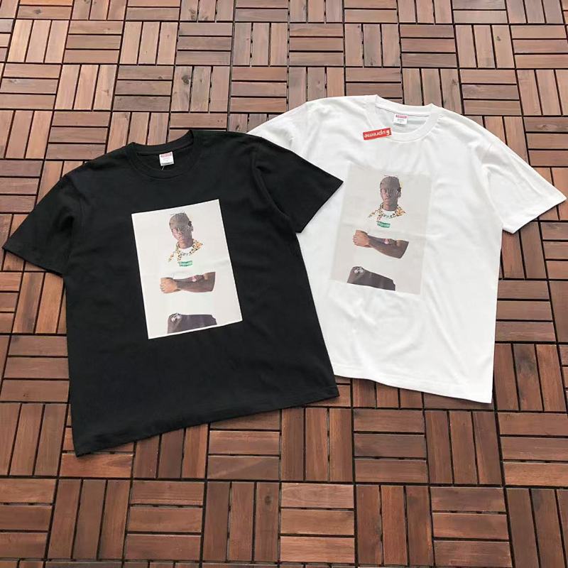 SUPREME T-SHIRT 77032423 (im 180CM 68KG iwear size M in the photo)