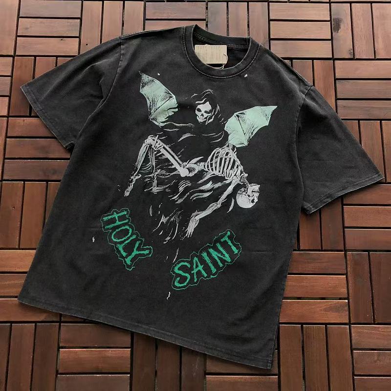 SAINT MICHAEL T-SHIRT 77042361 (im 176CM 58KG iwear size M in the photo)