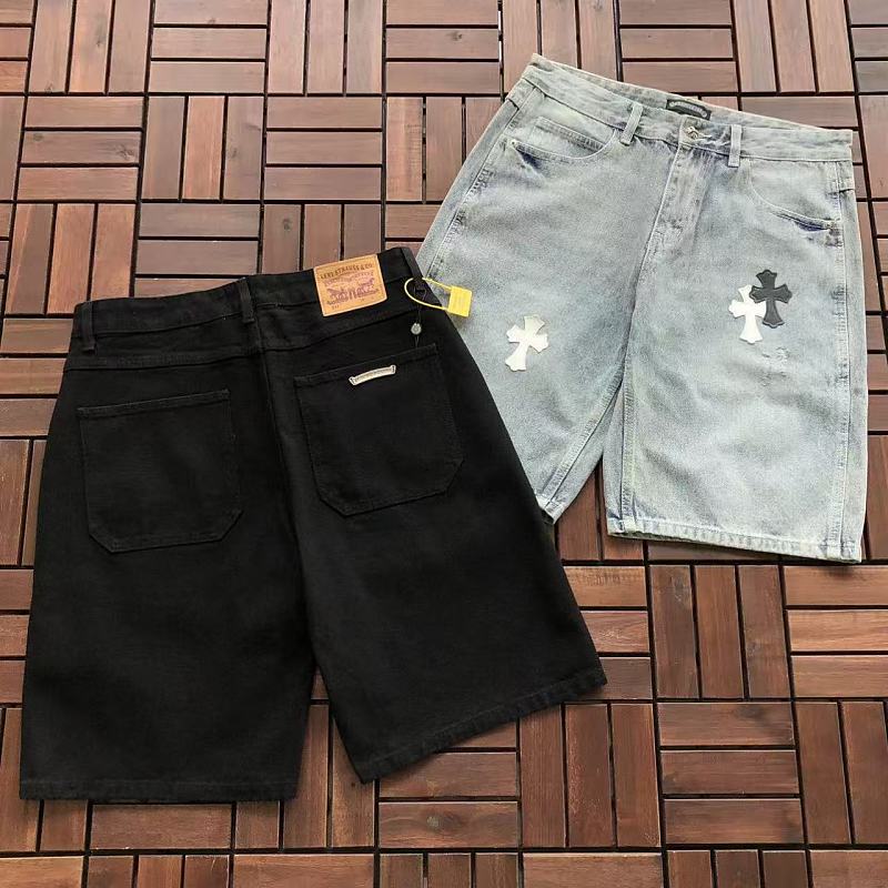CHROME HEARTS SHORTS JEANS 55061145 (im 185CM 80KG iwear size L in the photo)