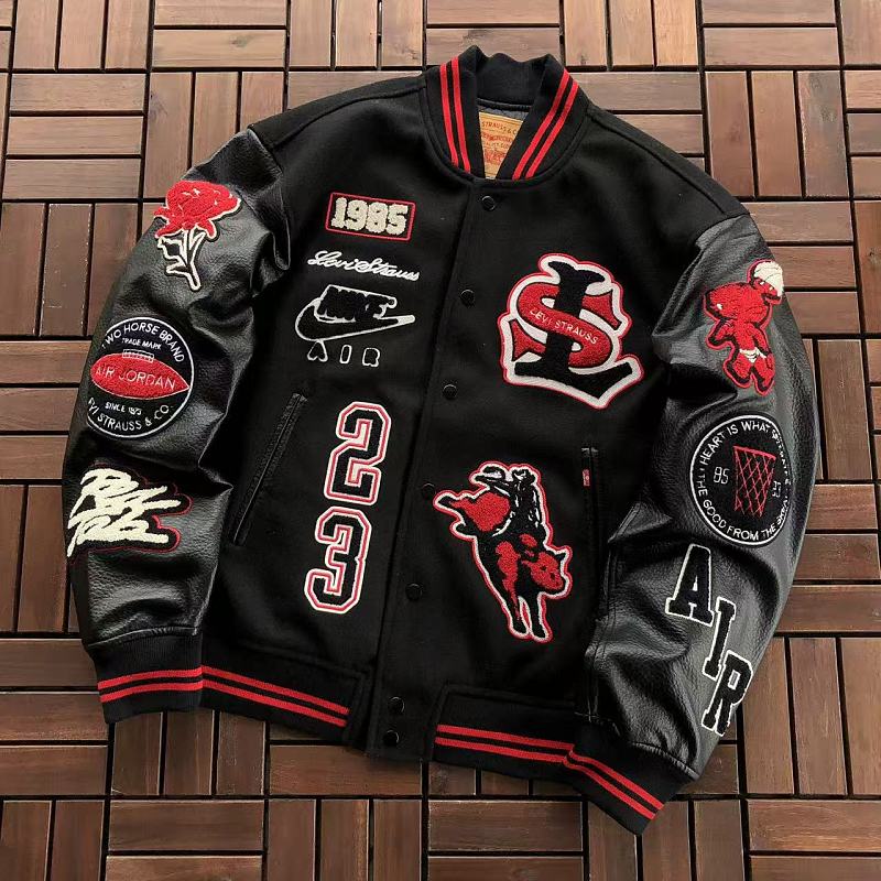 AIR JORDAN & LEVI'S & NIKE COTTON JACKET 88082410 (im 185CM 80KG iwear size S in the photo)