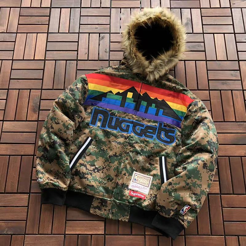SUPREME & NBA & MITCHELL & NESS COTTON JACKET 66082712