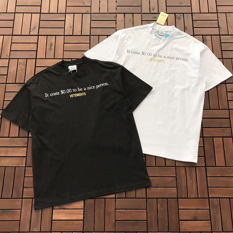 VETEMENTS T-SHIRT 66012545 (im 185CM 80KG iwear size M in the photo)
