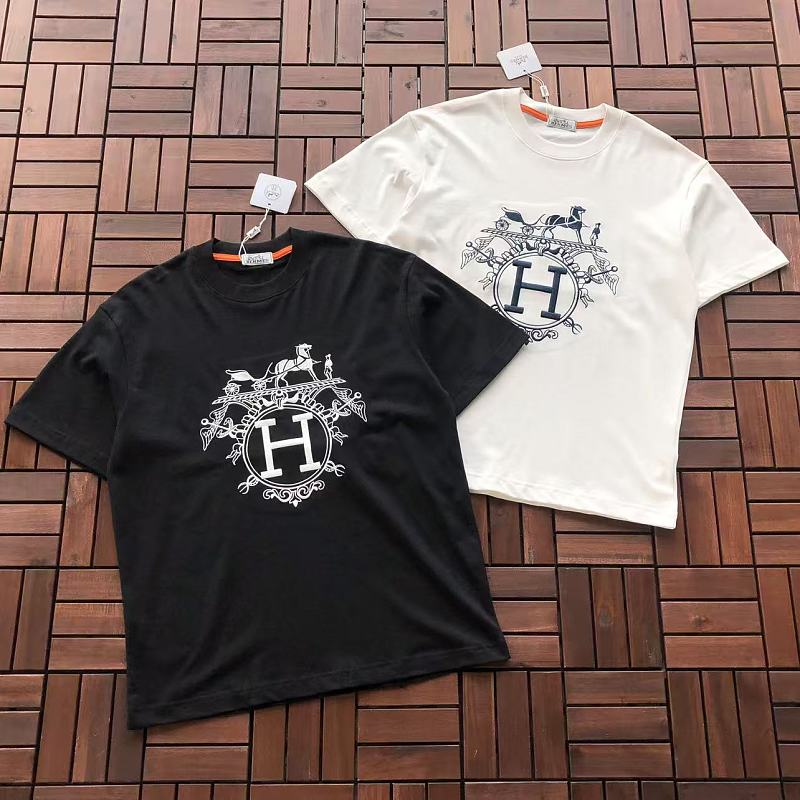 HERMES T-SHIRT 55051154 (im 185CM 80KG iwear size L in the photo)