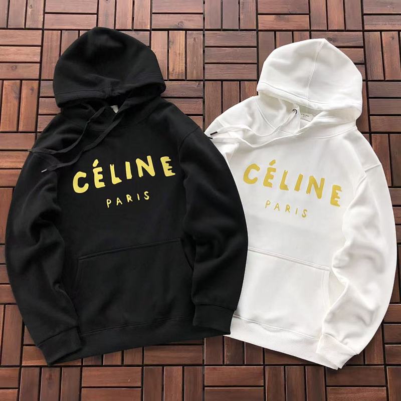 CELINE HOODIE FLEECE 22102230 (im 176CM 58KG iwear size XL in the photo)