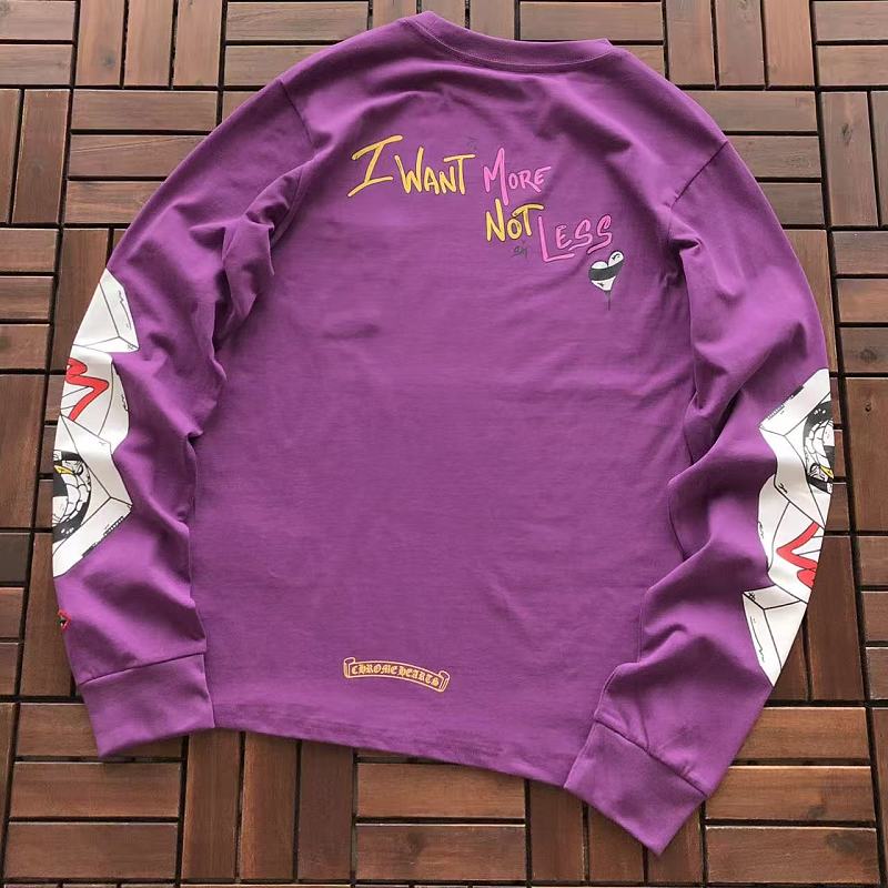 CHROME HEARTS LONG-SLEEVE 77061581 (im 185CM 70KG iwear size M in the photo)