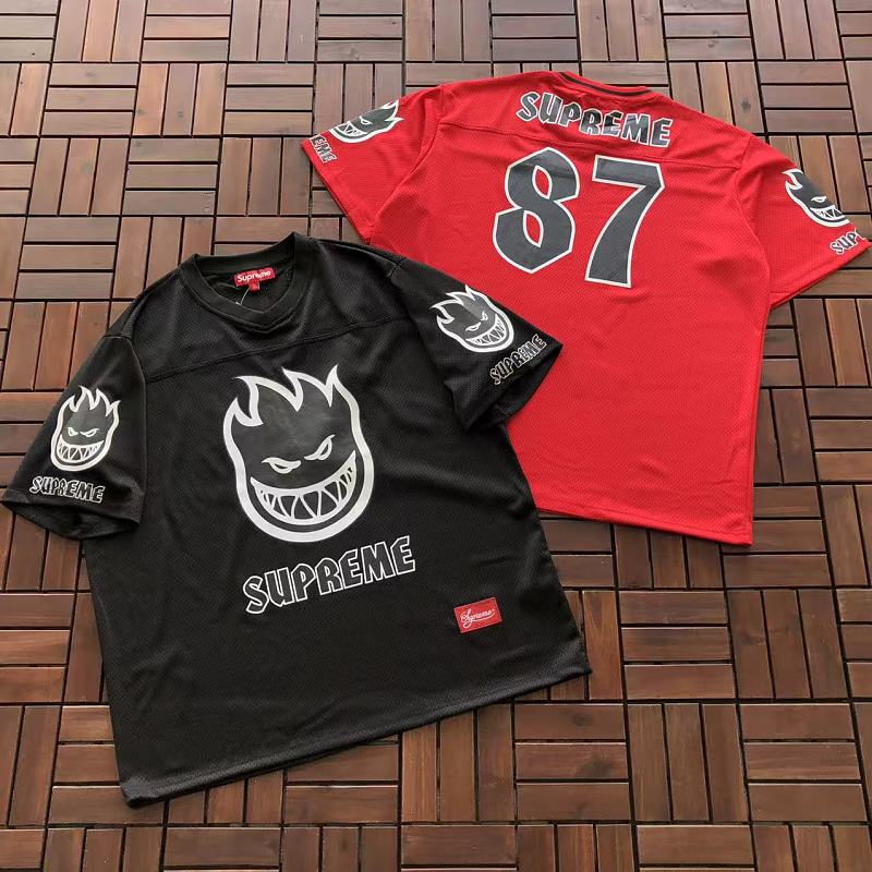 SUPREME & SPITFIRE T-SHIRT 77072303 (im 185CM 70KG iwear size L in the photo)
