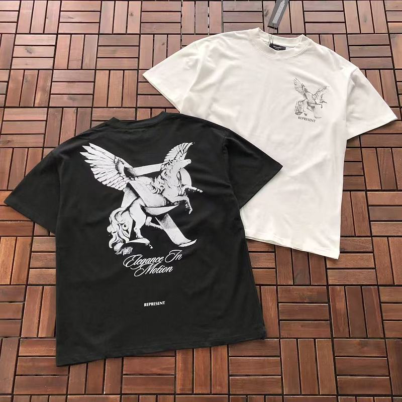 REPRESENT T-SHIRT 77083124 (im 185CM 70KG iwear size L in the photo)