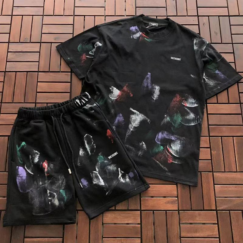 TOP PANTS WE11DONE T-SHIRT SHORTS 55040943 (im 185CM 70KG iwear size S in the photo)