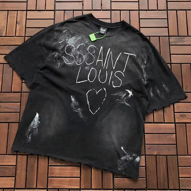 SAINT MICHAEL T-SHIRT 11122227 (im 180CM 68KG iwear size M in the photo)