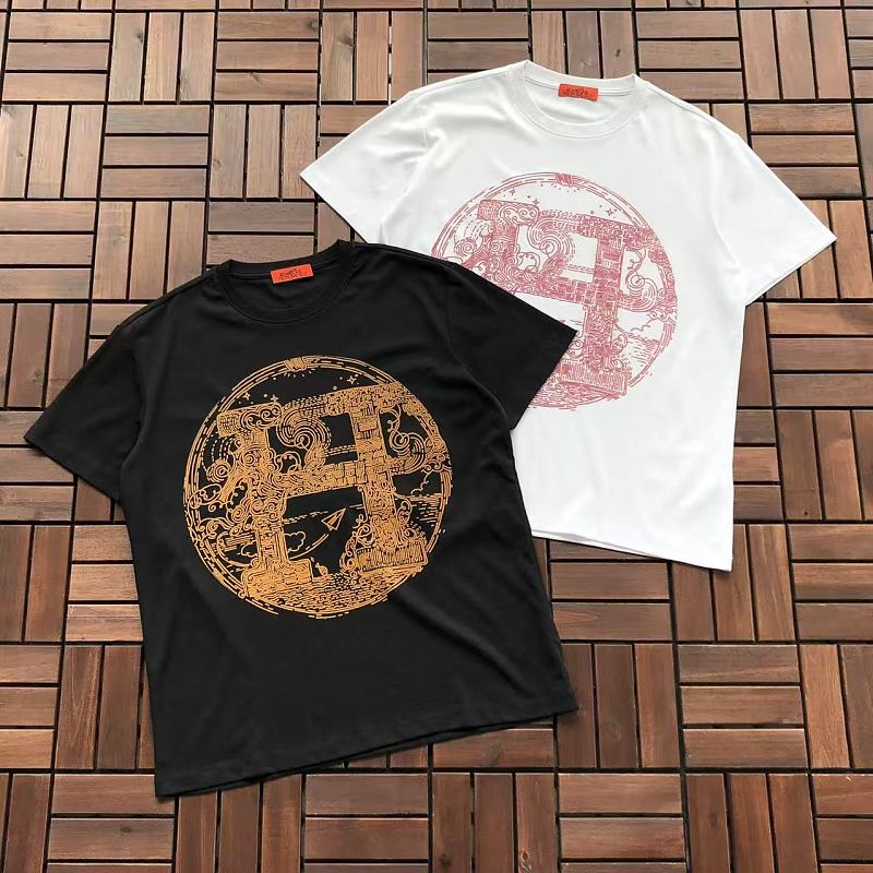 HERMES T-SHIRT 77051826 (im 185CM 80KG iwear size L in the photo)