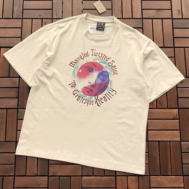 SAINT MICHAEL T-SHIRT 77040224 (im 185CM 80KG iwear size M in the photo)