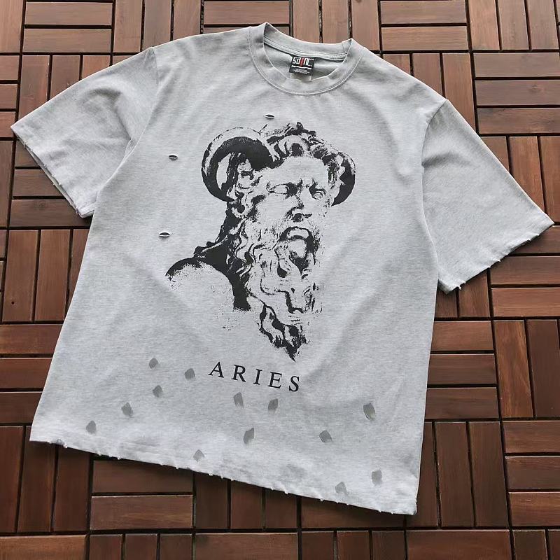 SAINT MICHAEL T-SHIRT 77042381 (im 176CM 58KG iwear size M in the photo)