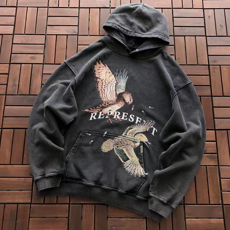 REPRESENT HOODIE 66041913 (im 176CM 58KG iwear size M in the photo)