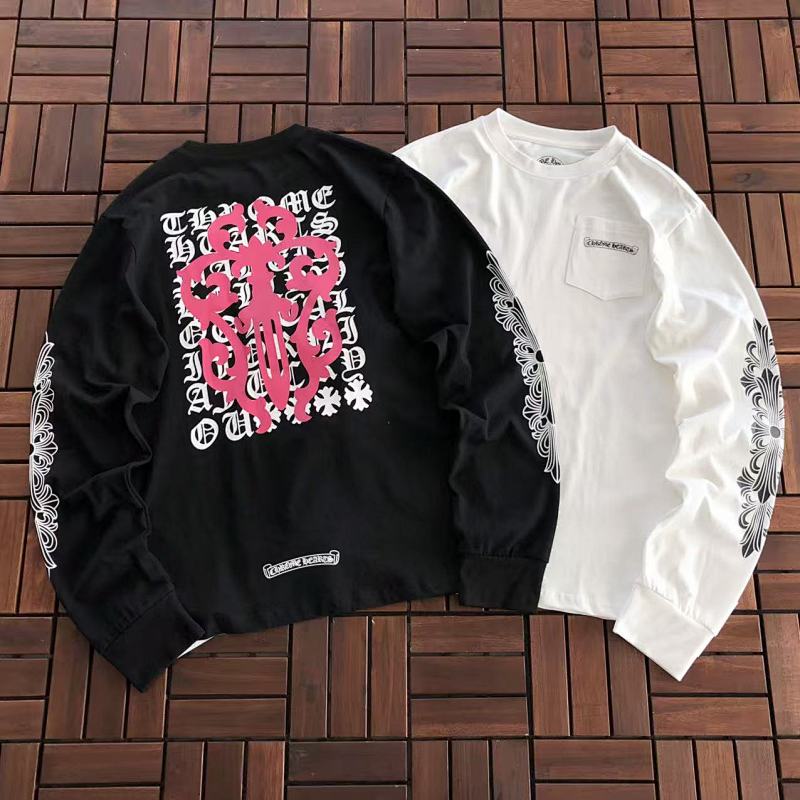 CHROME HEARTS LONG-SLEEVE 33112856 (im 185CM 73KG iwear size M in the photo)