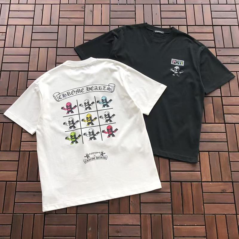CHROME HEARTS T-SHIRT 77050724 (im 185CM 80KG iwear size M in the photo)