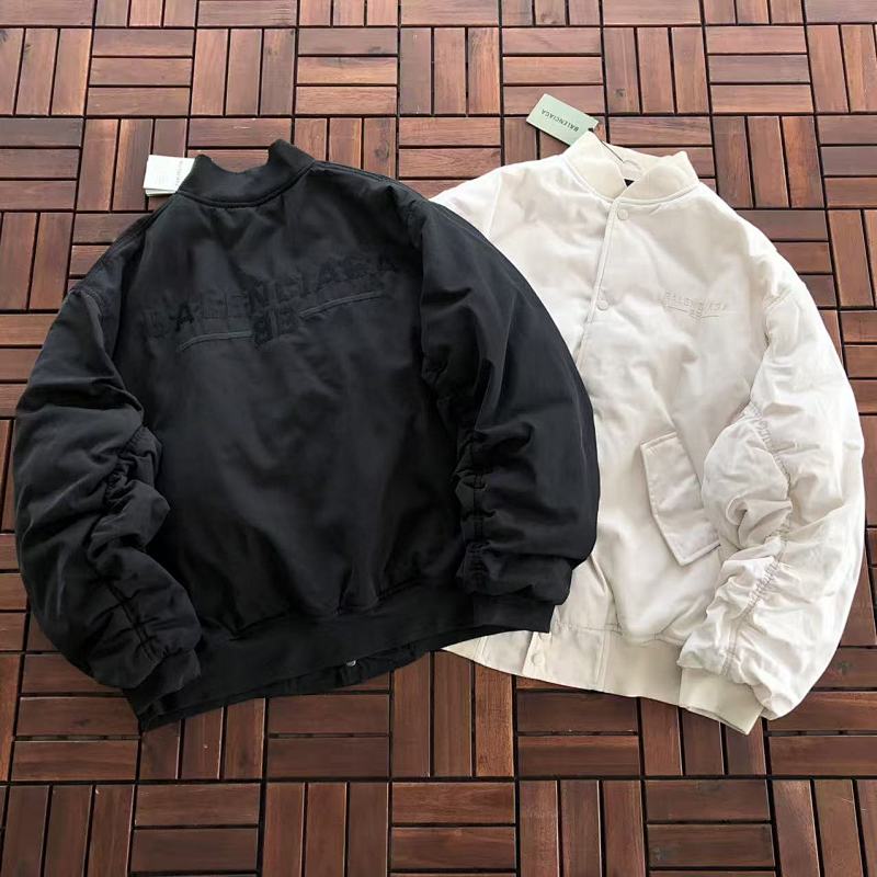 BALENCIAGA COTTON JACKET 44120719 (im 180CM 68KG iwear size 48 in the photo)