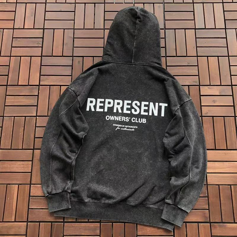 REPRESENT HOODIE 66081607 (im 185CM 80KG iwear size M in the photo)