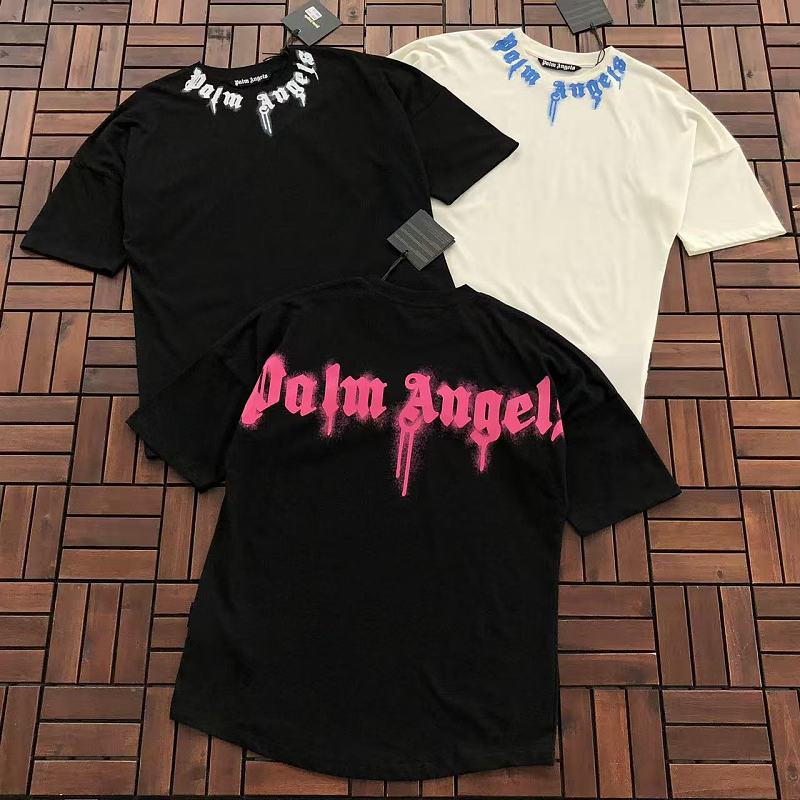 PALM ANGELS T-SHIRT 55050602 (im 185CM 70KG iwear size M in the photo)