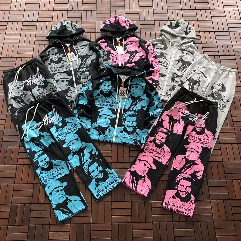 TOP PANTS THAT'S A AWFUL LOT OF COCKS & ASAALI HOODIE TROUSERS FLEECE 77083106
