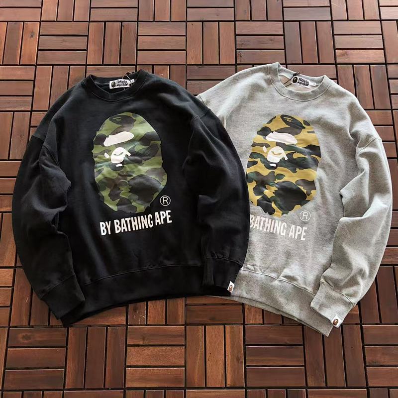 BAPE SWEATER FLEECE 11100474 (im 180CM 68KG iwear size M in the photo)