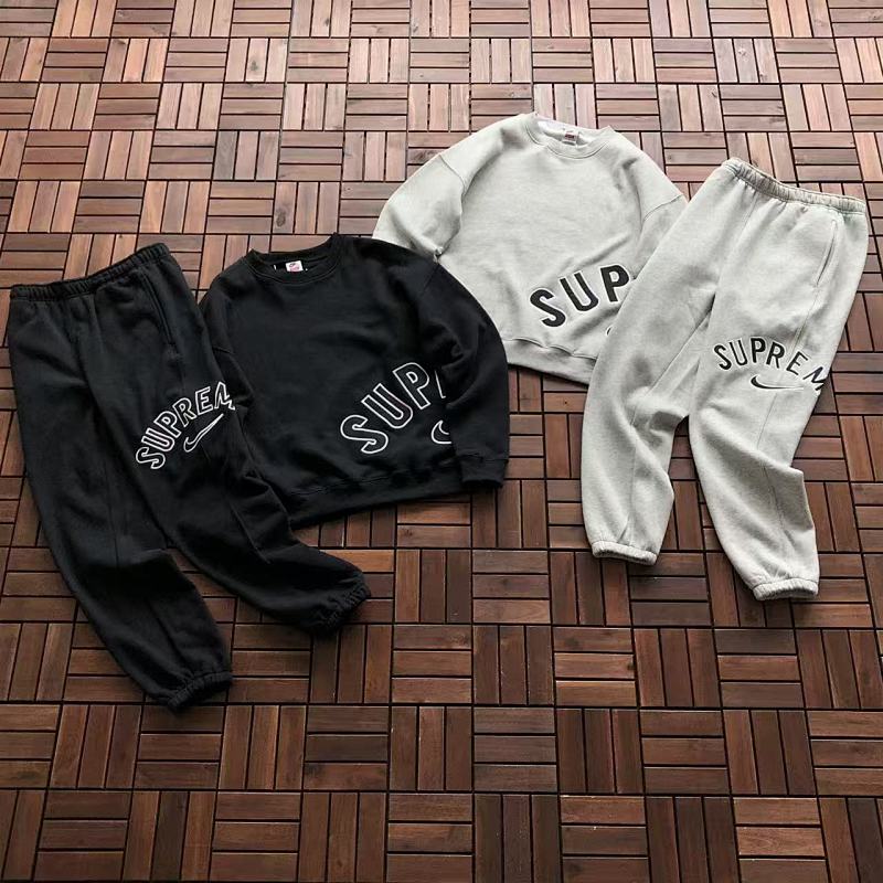 TOP PANTS NIKE& SUPREME SWEATER TROUSERS FLEECE 77032704