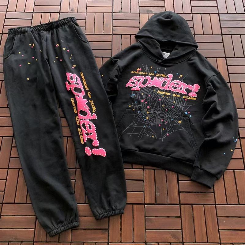 TOP PANTS SP5DER HOODIE TROUSERS 66071948 (im 185CM 70KG iwear size M in the photo)