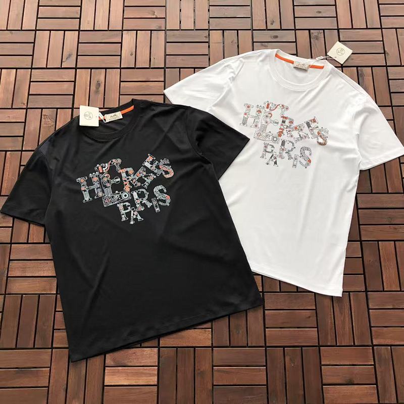 HERMES T-SHIRT 66012675 (im 185CM 80KG iwear size 2XL in the photo)