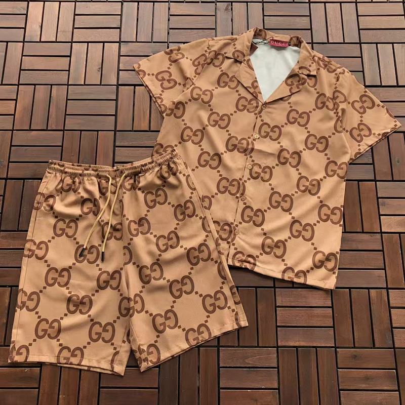 GUCCI T-SHIRT SHIRT SHORTS 77041349 (im 185CM 80KG iwear size L in the photo)