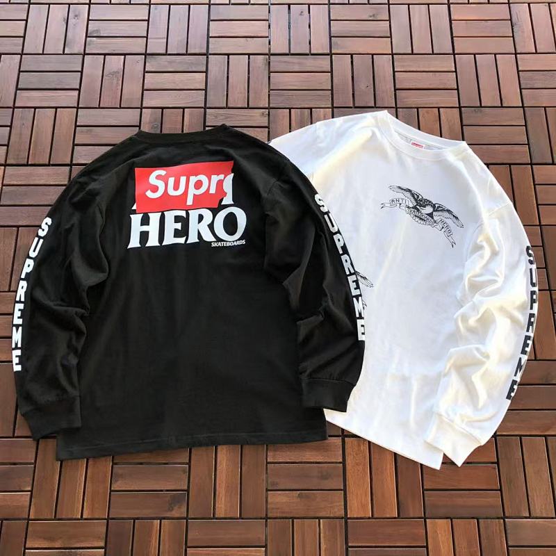 SUPREME LONG-SLEEVE 11111456 (im 185CM 80KG iwear size L in the photo)