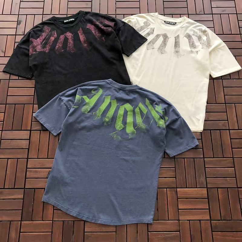 PALM ANGELS T-SHIRT 55062634(im 185CM 70KG iwear size M in the photo)