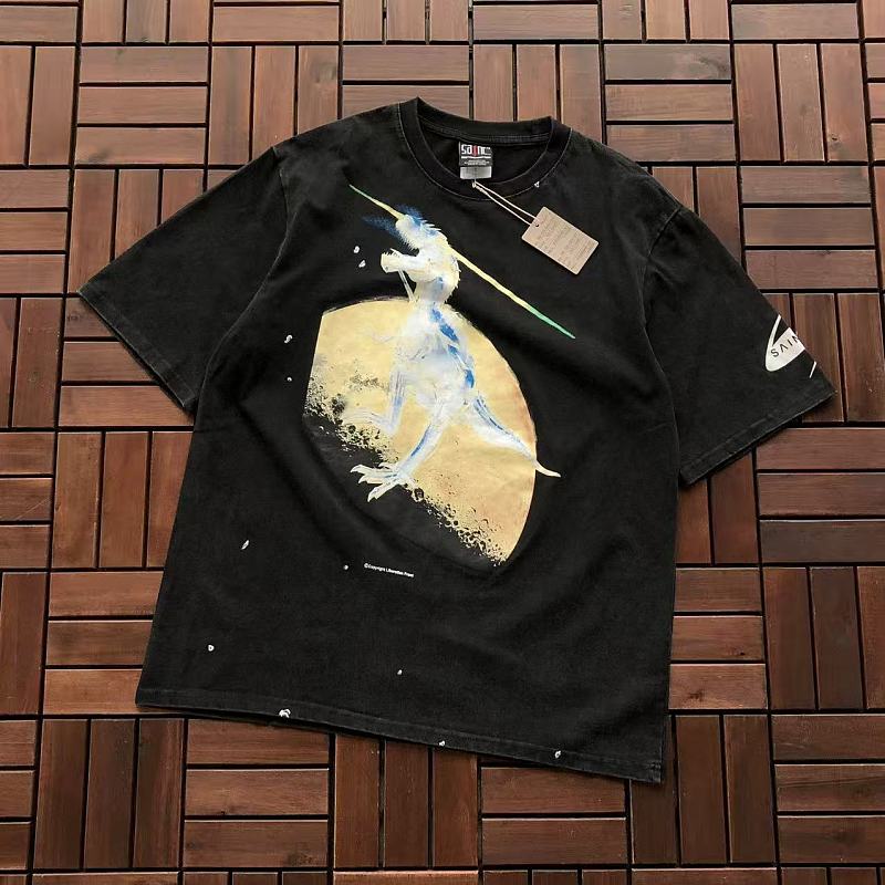 SAINT MICHAEL T-SHIRT 77042315 (im 176CM 58KG iwear size M in the photo)