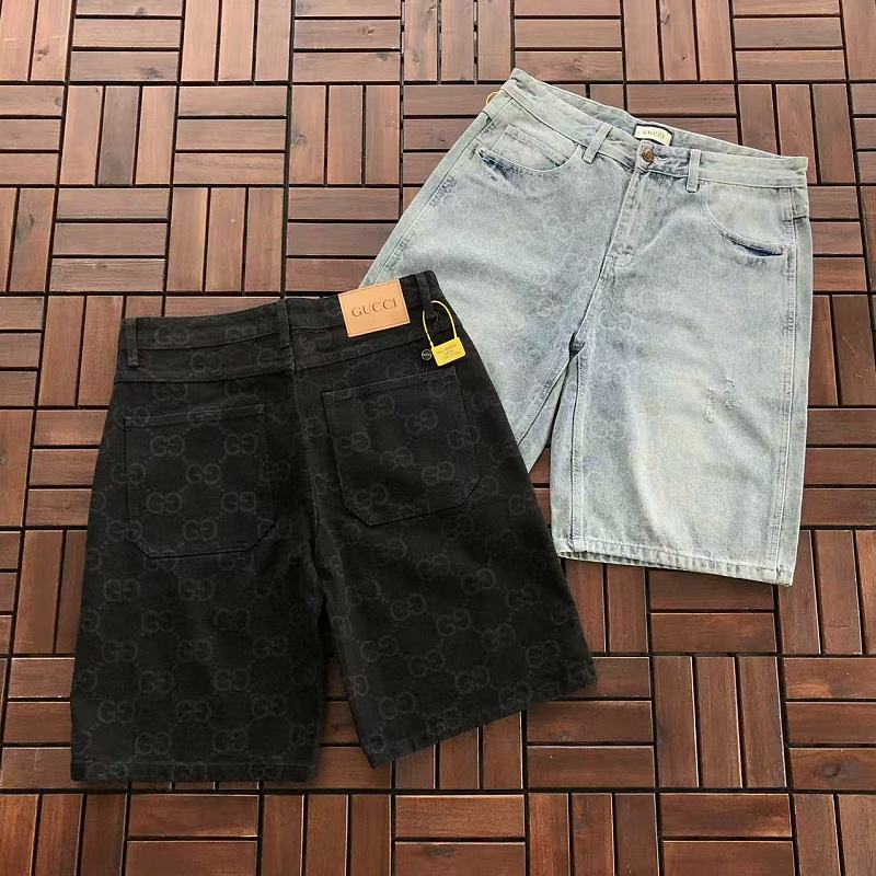 GUCCI SHORTS JEANS 55070417 (im 185CM 70KG iwear size L in the photo)