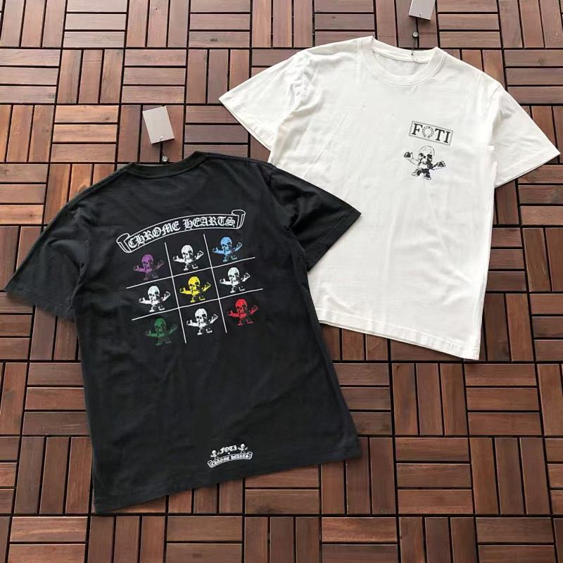 CHROME HEARTS T-SHIRT 55022516 (im 180CM 68KG iwear size S in the photo)