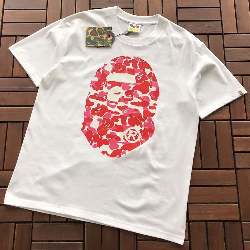 BAPE T-SHIRT 77072147 (im 185CM 70KG iwear size L in the photo)