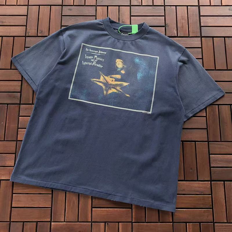 SAINT MICHAEL T-SHIRT 11092914 (im 180CM 68KG iwear size S in the photo)